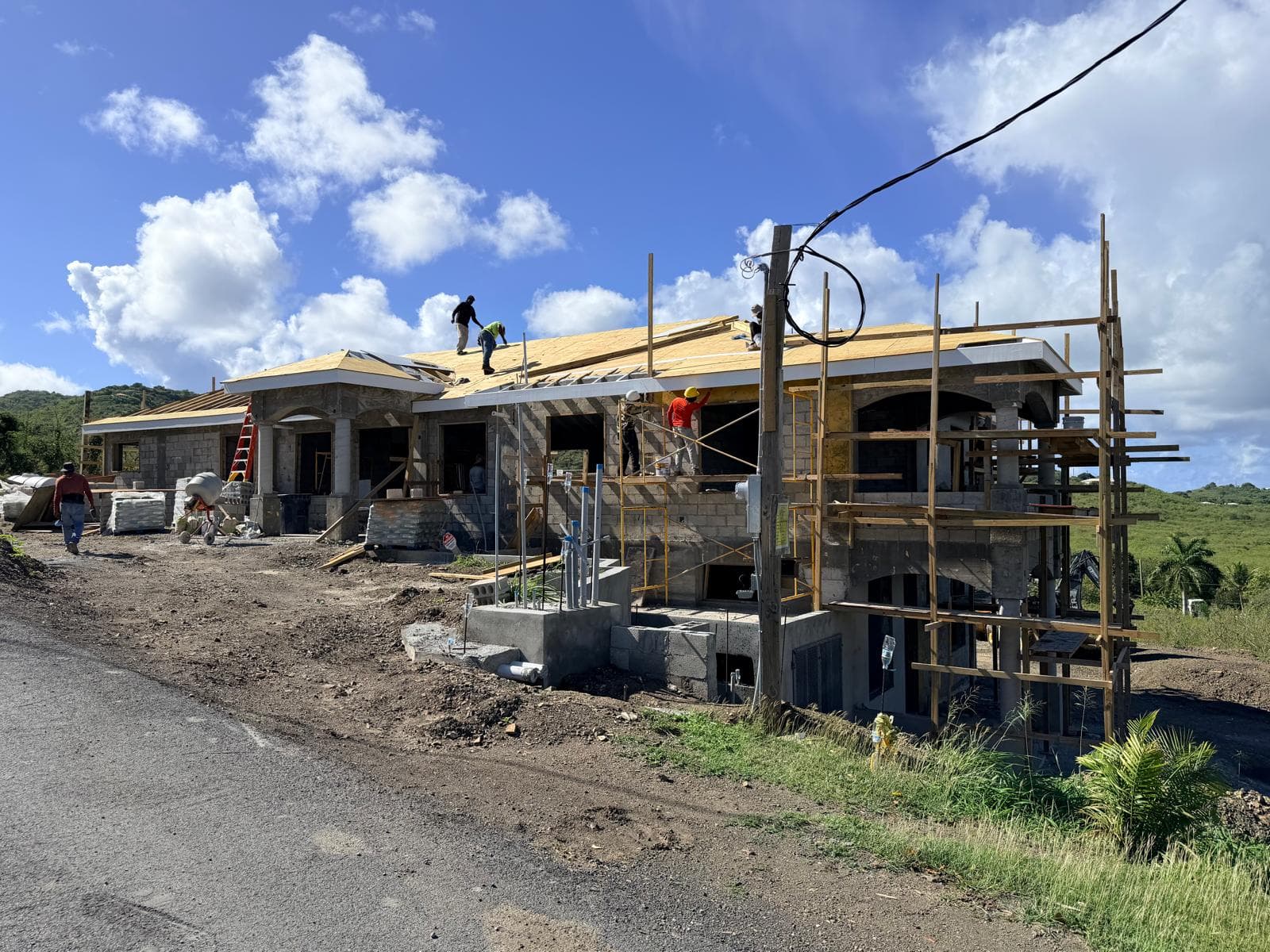 147 Miss Bee Road — new construction in progress, St. Croix USVI