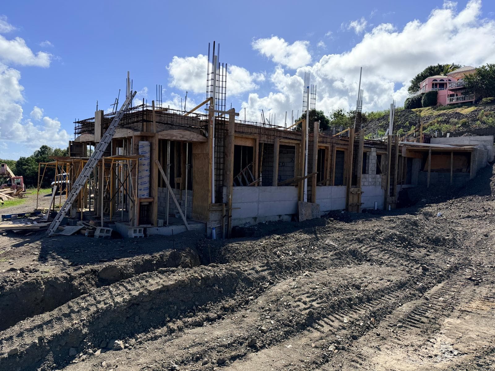 154 Miss Bee Road — new construction in progress, St. Croix USVI